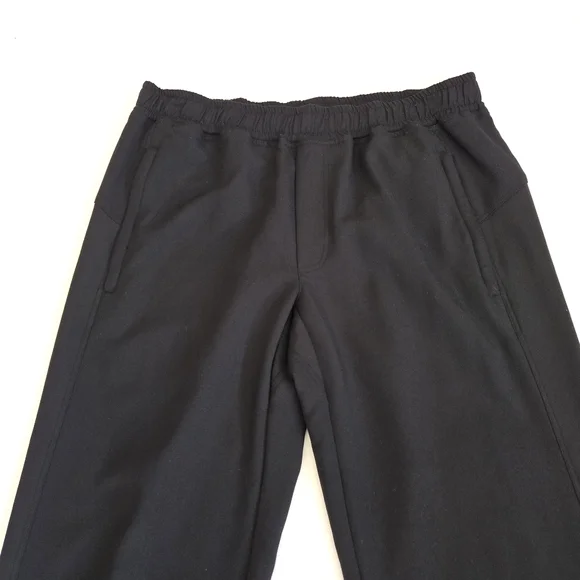 Paskho Namaste Black Travel Pants Wide Leg Elastic Waist XL - Picture 3 of 12